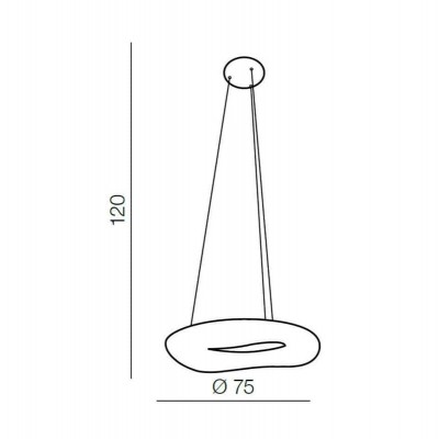 Подвесной светильник Azzardo Donut Pendant 75 CCT AZ2674 - изображение 3 Подвесной светильник Azzardo Donut Pendant 75 CCT AZ2674 - изображение 3