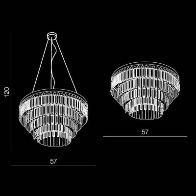 Подвесная люстра Azzardo Salerno AZ2107 - изображение 2 Подвесная люстра Azzardo Salerno AZ2107 - изображение 2