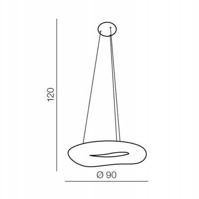 Подвесной светильник Azzardo Donut Pendant 91 CCT AZ2675 - изображение 2 Подвесной светильник Azzardo Donut Pendant 91 CCT AZ2675 - изображение 2