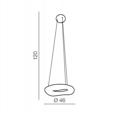 Подвесной светильник Azzardo Donut Pendant 46 CCT AZ2672 - изображение 2 Подвесной светильник Azzardo Donut Pendant 46 CCT AZ2672 - изображение 2