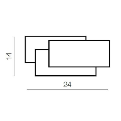 Настенный светильник Azzardo Clover square AZ2199 - изображение 3 Настенный светильник Azzardo Clover square AZ2199 - изображение 3
