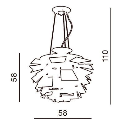 Подвесная люстра Azzardo Flower AZ0097 - изображение 2 Подвесная люстра Azzardo Flower AZ0097 - изображение 2