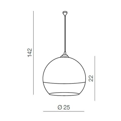 Подвесной светильник Azzardo Silver ball 25 AZ0733 - изображение 2 Подвесной светильник Azzardo Silver ball 25 AZ0733 - изображение 2
