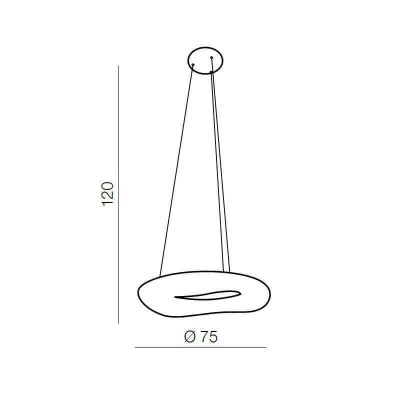Подвесная люстра Azzardo Donut pendant 75 AZ2060 - изображение 3 Подвесная люстра Azzardo Donut pendant 75 AZ2060 - изображение 3