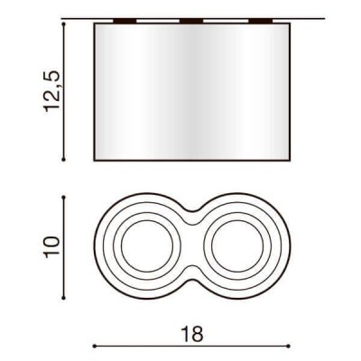 Потолочный светильник Azzardo Bross 2 AZ1787 - изображение 2 Потолочный светильник Azzardo Bross 2 AZ1787 - изображение 2