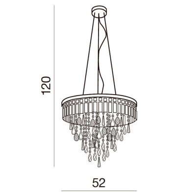 Подвесная люстра Azzardo Kalabria AZ2108 - изображение 2 Подвесная люстра Azzardo Kalabria AZ2108 - изображение 2
