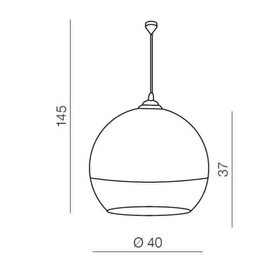 Подвесной светильник Azzardo Silver ball 40 AZ0734 - изображение 2 Подвесной светильник Azzardo Silver ball 40 AZ0734 - изображение 2