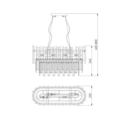 Подвесная люстра Bogates Piano 340/4 - изображение 4 Подвесная люстра Bogates Piano 340/4 - изображение 4