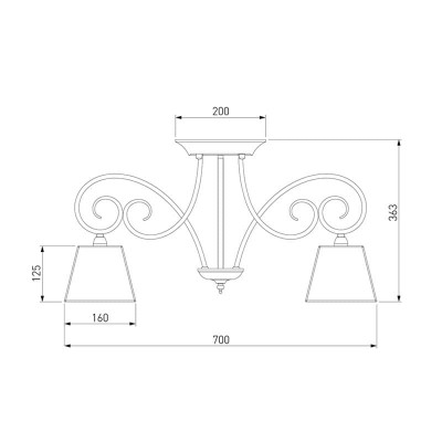 Подвесная люстра Bogates 303/6 - изображение 2 Подвесная люстра Bogates 303/6 - изображение 2