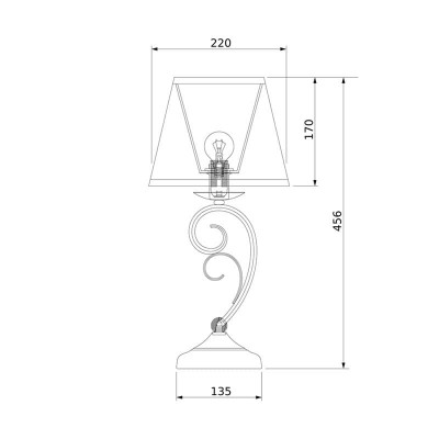 Настольная лампа Bogates 01090/1 - изображение 2 Настольная лампа Bogates 01090/1 - изображение 2
