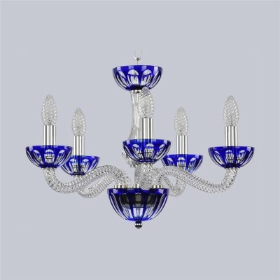 Подвесная люстра Bohemia Ivele 1309/5/165 Ni Cl/Clear-Blue/H-1H - изображение 2 Подвесная люстра Bohemia Ivele 1309/5/165 Ni Cl/Clear-Blue/H-1H - изображение 2