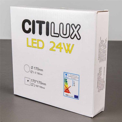 Встраиваемый светодиодный светильник Citilux Вега CLD52K24W - изображение 2 Встраиваемый светодиодный светильник Citilux Вега CLD52K24W - изображение 2