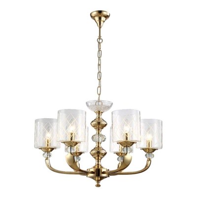 Подвесная люстра Crystal Lux Gracia SP6 Gold - изображение 2 Подвесная люстра Crystal Lux Gracia SP6 Gold - изображение 2