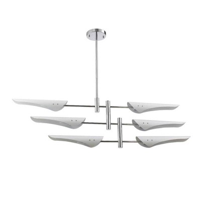 Подвесная люстра Crystal Lux Rafael SP6 Chrome - изображение 2 Подвесная люстра Crystal Lux Rafael SP6 Chrome - изображение 2