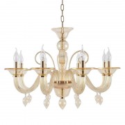 Подвесная люстра Crystal Lux Caetano SP-PL8 Amber