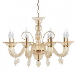 Подвесная люстра Crystal Lux Caetano SP-PL8 Amber
