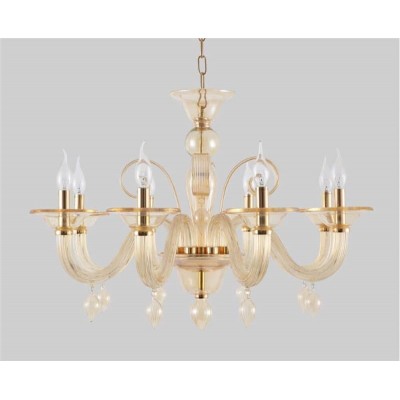 Подвесная люстра Crystal Lux Caetano SP-PL8 Amber - изображение 2 Подвесная люстра Crystal Lux Caetano SP-PL8 Amber - изображение 2