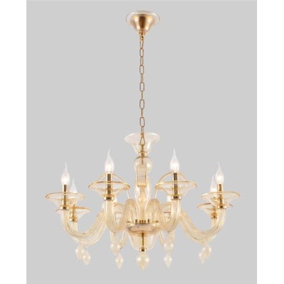 Подвесная люстра Crystal Lux Caetano SP-PL8 Amber - изображение 3 Подвесная люстра Crystal Lux Caetano SP-PL8 Amber - изображение 3