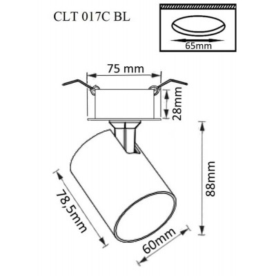 Встраиваемый спот Crystal Lux CLT 017C WH - изображение 2 Встраиваемый спот Crystal Lux CLT 017C WH - изображение 2