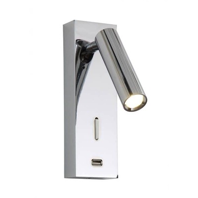 Настенный светильник Crystal Lux CLT 210W USB CH - изображение 2 Настенный светильник Crystal Lux CLT 210W USB CH - изображение 2