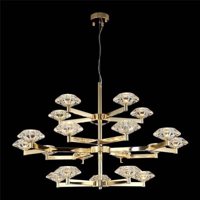 Подвесная люстра Crystal Lux Rebeca SP5+10+5 Gold - изображение 2 Подвесная люстра Crystal Lux Rebeca SP5+10+5 Gold - изображение 2