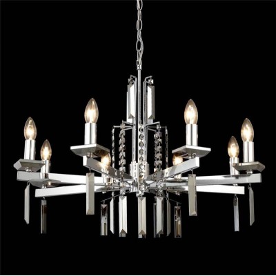 Подвесная люстра Crystal Lux Marron SP8 Chrome - изображение 2 Подвесная люстра Crystal Lux Marron SP8 Chrome - изображение 2