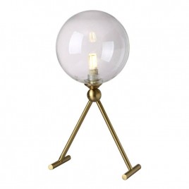 Настольная лампа Crystal Lux Andres LG1 Bronze/Transparente