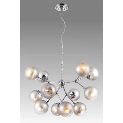 Подвесная люстра Crystal Lux Medea SP12 Chrome - изображение 3 Подвесная люстра Crystal Lux Medea SP12 Chrome - изображение 3