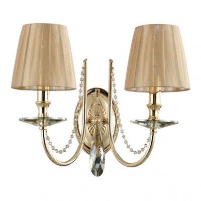 Бра Crystal Lux Victoria AP2 Gold/Amber - изображение 3 Бра Crystal Lux Victoria AP2 Gold/Amber - изображение 3