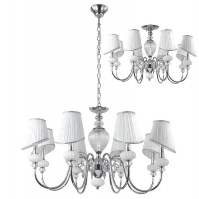 Подвесная люстра Crystal Lux Alma White SP-PL8 - изображение 2 Подвесная люстра Crystal Lux Alma White SP-PL8 - изображение 2