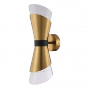Бра Crystal Lux Gris AP2 Brass