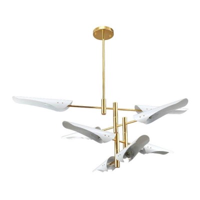Подвесная люстра Crystal Lux Rafael SP8 Gold - изображение 2 Подвесная люстра Crystal Lux Rafael SP8 Gold - изображение 2