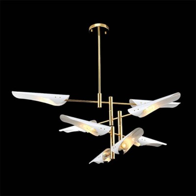 Подвесная люстра Crystal Lux Rafael SP8 Gold - изображение 4 Подвесная люстра Crystal Lux Rafael SP8 Gold - изображение 4