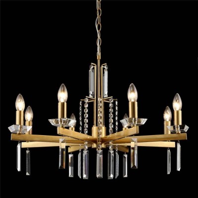 Подвесная люстра Crystal Lux Marron SP8 Brass - изображение 2 Подвесная люстра Crystal Lux Marron SP8 Brass - изображение 2