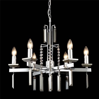 Подвесная люстра Crystal Lux Marron SP6 Chrome - изображение 2 Подвесная люстра Crystal Lux Marron SP6 Chrome - изображение 2