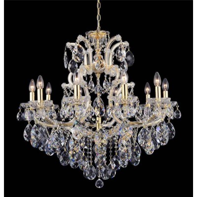 Подвесная люстра Crystal Lux Isabel SP11 Gold/Transparent - изображение 2 Подвесная люстра Crystal Lux Isabel SP11 Gold/Transparent - изображение 2