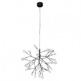 Подвесная люстра Crystal Lux Evita SP36 Black/Transparent