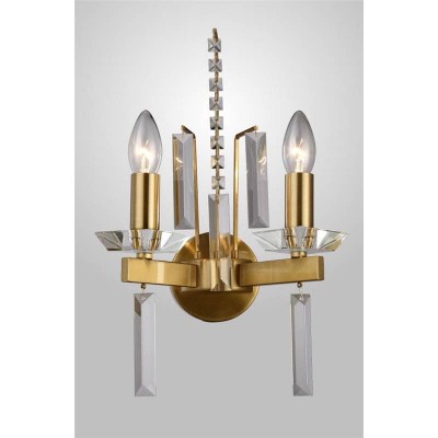 Бра Crystal Lux Marron AP2 Brass - изображение 2 Бра Crystal Lux Marron AP2 Brass - изображение 2