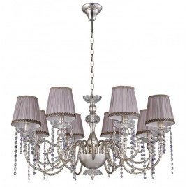 Подвесная люстра Crystal Lux Alegria SP8 Silver-Brown