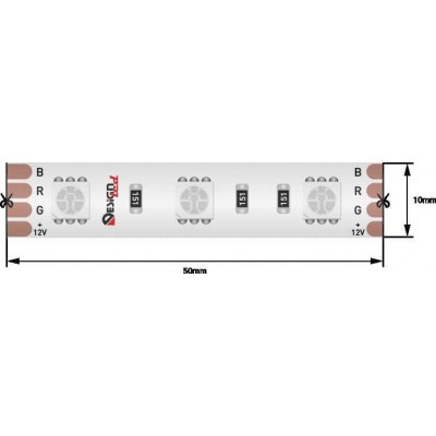 Светодиодная влагозащищенная лента DesignLed 14,4W/m 60LED/m 5050SMD разноцветный 5M 001489 - изображение 2 Светодиодная влагозащищенная лента DesignLed 14,4W/m 60LED/m 5050SMD разноцветный 5M 001489 - изображение 2