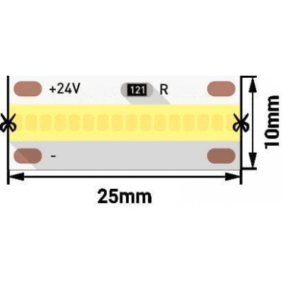 Светодиодная влагозащищенная лента DesignLed 14W/m 640LED/m FOBSMD нейтральный белый 5M 005697 - изображение 2 Светодиодная влагозащищенная лента DesignLed 14W/m 640LED/m FOBSMD нейтральный белый 5M 005697 - изображение 2