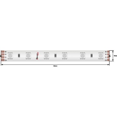 Светодиодная влагозащищенная лента DesignLed 14,4W/m 60LED/m 5050SMD разноцветный 5M 003351 - изображение 2 Светодиодная влагозащищенная лента DesignLed 14,4W/m 60LED/m 5050SMD разноцветный 5M 003351 - изображение 2