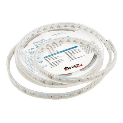 Светодиодная влагозащищенная лента DesignLed 14,4W/m 60LED/m 5050SMD разноцветный 5M 003351 - изображение 3 Светодиодная влагозащищенная лента DesignLed 14,4W/m 60LED/m 5050SMD разноцветный 5M 003351 - изображение 3