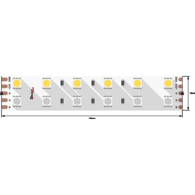 Светодиодная влагозащищенная лента DesignLed 28,8W/m 120LED/m 5050SMD разноцветный/теплый белый 5M 001134 - изображение 2 Светодиодная влагозащищенная лента DesignLed 28,8W/m 120LED/m 5050SMD разноцветный/теплый белый 5M 001134 - изображение 2