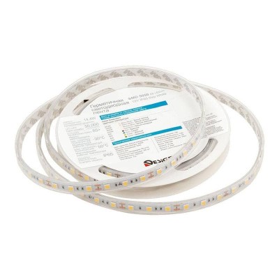 Светодиодная влагозащищенная лента DesignLed 14,4W/m 60LED/m 5050SMD нейтральный белый 5M 001488 - изображение 3 Светодиодная влагозащищенная лента DesignLed 14,4W/m 60LED/m 5050SMD нейтральный белый 5M 001488 - изображение 3