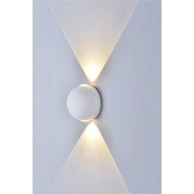 Настенный светодиодный светильник DesignLed GW Sfera-DBL GW-A161-2-6-WH-WW 003202 - изображение 2 Настенный светодиодный светильник DesignLed GW Sfera-DBL GW-A161-2-6-WH-WW 003202 - изображение 2