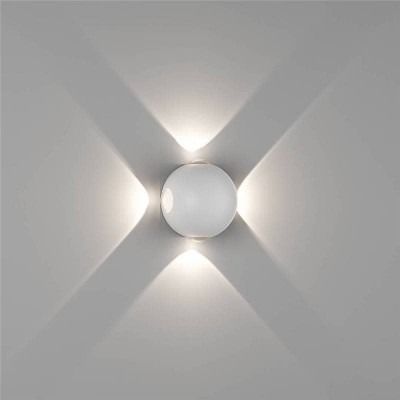 Настенный светодиодный светильник DesignLed GW Sfera-DBL GW-A161-4-4-WH-WW 003200 - изображение 2 Настенный светодиодный светильник DesignLed GW Sfera-DBL GW-A161-4-4-WH-WW 003200 - изображение 2