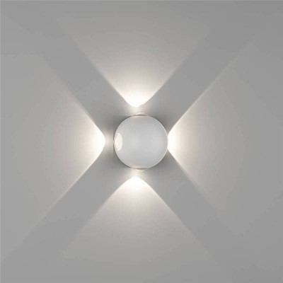 Настенный светодиодный светильник DesignLed GW Sfera-DBL GW-A161-4-4-WH-NW 003201 - изображение 2 Настенный светодиодный светильник DesignLed GW Sfera-DBL GW-A161-4-4-WH-NW 003201 - изображение 2