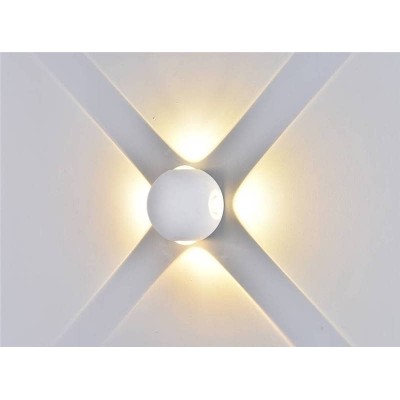 Настенный светодиодный светильник DesignLed GW Sfera-DBL GW-A161-4-4-WH-NW 003201 - изображение 4 Настенный светодиодный светильник DesignLed GW Sfera-DBL GW-A161-4-4-WH-NW 003201 - изображение 4