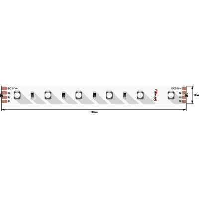 Светодиодная влагозащищенная лента DesignLed 14,4W/m 60LED/m 3535SMD разноцветный 5M 002843 - изображение 2 Светодиодная влагозащищенная лента DesignLed 14,4W/m 60LED/m 3535SMD разноцветный 5M 002843 - изображение 2